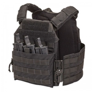 Modular Enhanced Armor Releasable Plate Carrier (MEAC-R) chase-tactical-quick-release-cummerbund-bk-on-meac-compressor_716217766